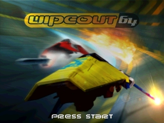 Wipeout 64 (Europe) Title Screen